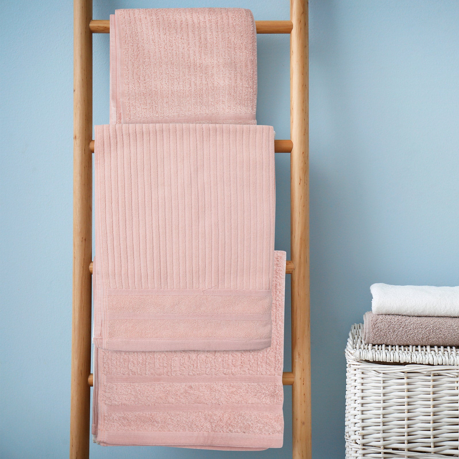 Royal Comfort Eden Egyptian Cotton 600 GSM 8 Piece Towel Pack Blush-1951134892528111618