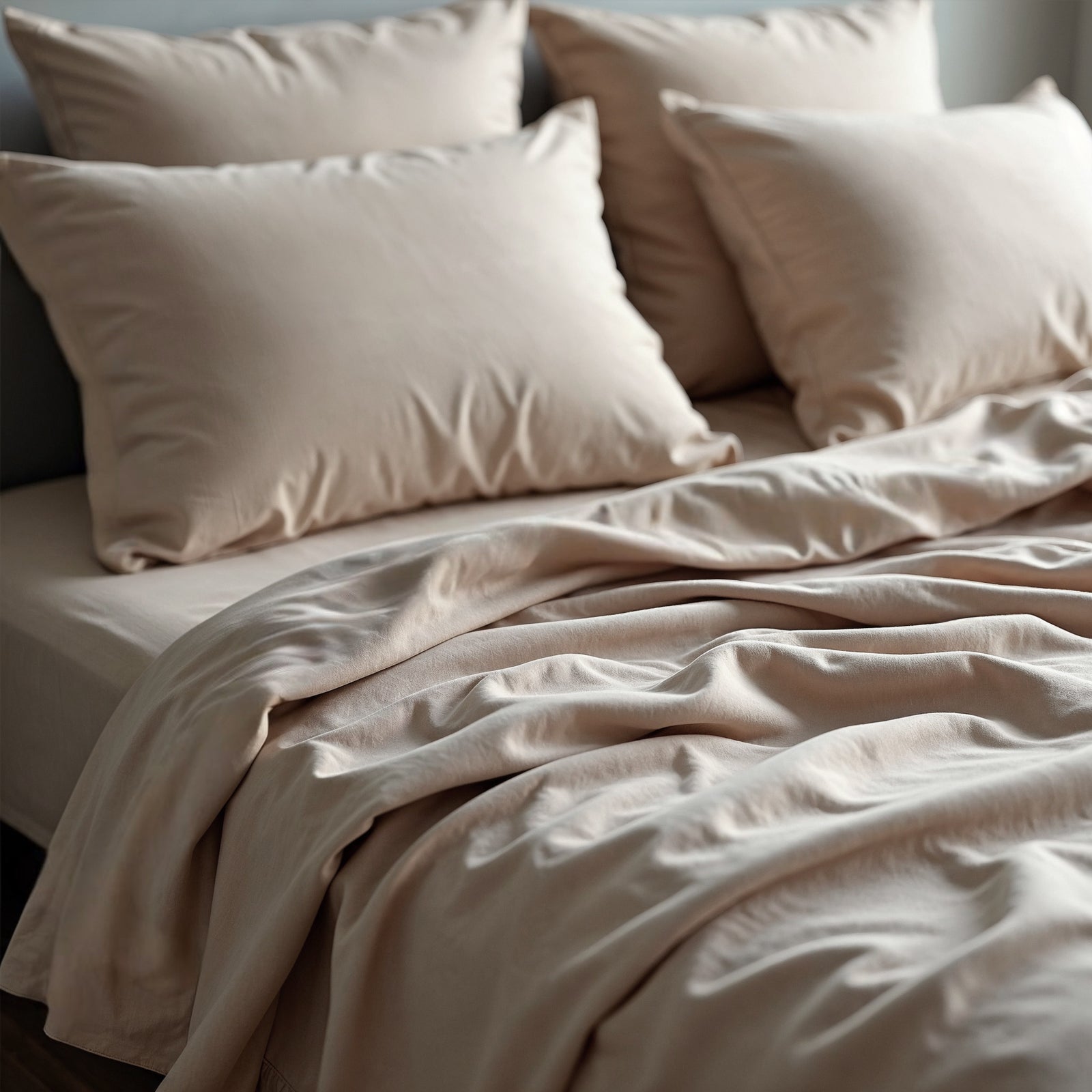 Royal Comfort 1500TC Cotton Rich Fitted 4 PC Sheet sets King Stone-1951134868742213634