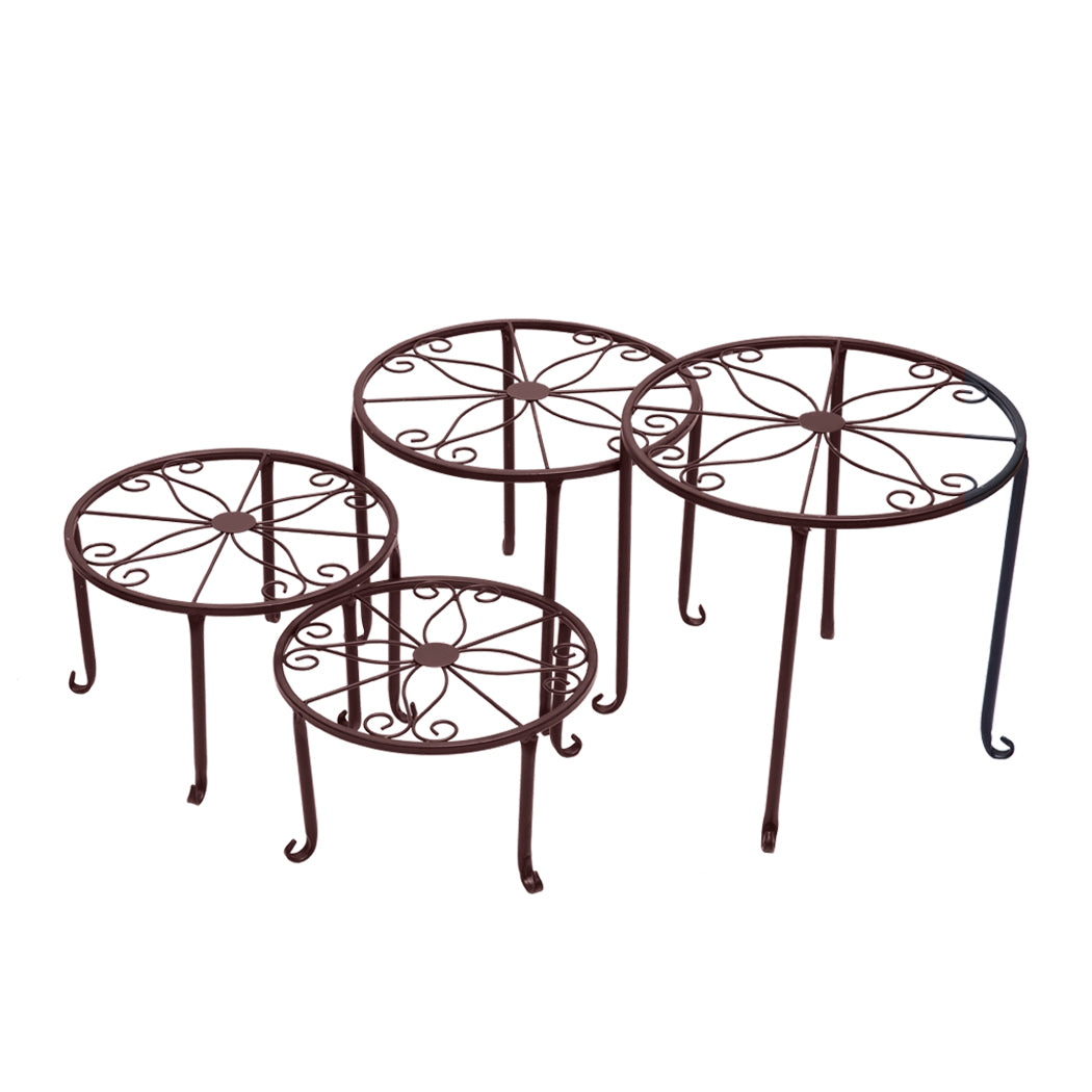 Levede Plant Stand Outdoor Indoor Metal Bronze-1910112336757264385