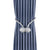 Anyhouz Curtains 250cm Yale Blue Premium Plain Design Window Drape Curtains for Beedroom Living Room