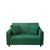 Anyhouz 2 Seater Sofa Cover Plain Green Style and Protection For Living Room Sofa Chair Elastic Stretchable Slipcover