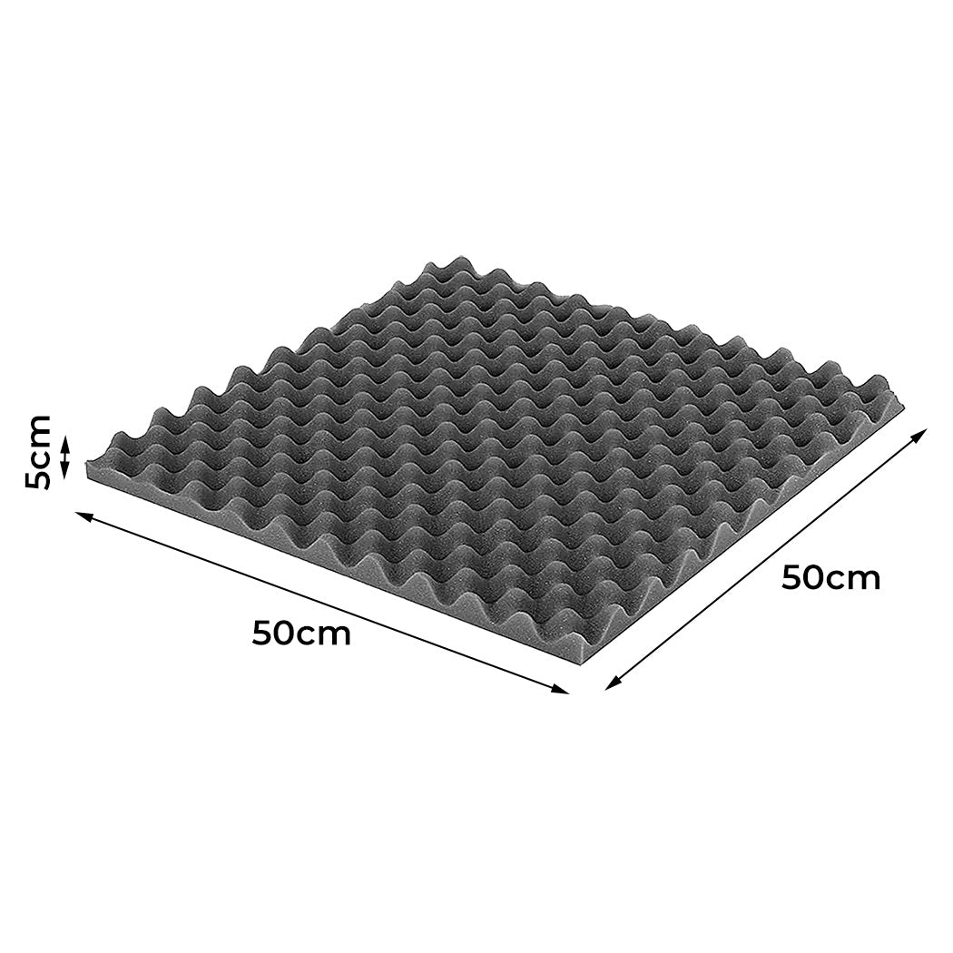 14PC Acoustic Foam Wall Panels 50x50x5cm-1954802463458594817