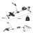 Centra Hydraulic Rowing Machine 12 Levels-1910112541317664769