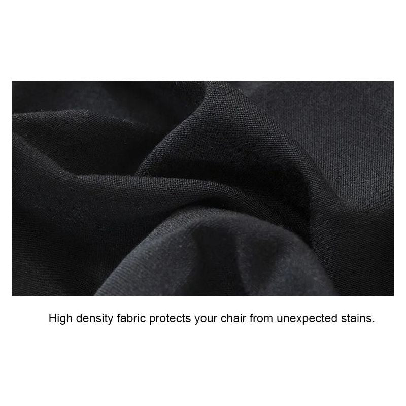 Anyhouz Chair Cover Coffee with Anti-Dirt and Waterproof Elastic Material for Dining Room Kitchen Wedding Hotel Banquet Restaurant