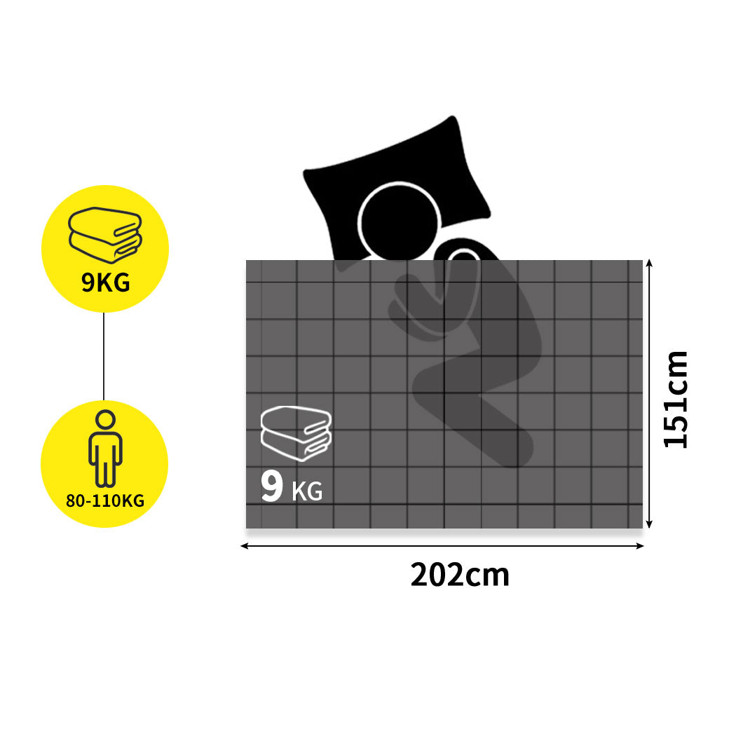 DreamZ Weighted Blanket Heavy Gravity Double 9KGS-1910113224863387650