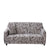 Anyhouz 3 Seater Sofa Cover Light Gray Style and Protection For Living Room Sofa Chair Elastic Stretchable Slipcover
