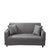 Anyhouz 3 Seater Sofa Cover Plain Grey Style and Protection For Living Room Sofa Chair Elastic Stretchable Slipcover