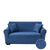 Anyhouz 3 Seater Sofa Cover Plain Blue Style and Protection For Living Room Sofa Chair Elastic Stretchable Slipcover