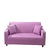 Anyhouz 3 Seater Sofa Cover Plain Light Purple Style and Protection For Living Room Sofa Chair Elastic Stretchable Slipcover