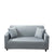 Anyhouz 3 Seater Sofa Cover Plain Ash Grey Style and Protection For Living Room Sofa Chair Elastic Stretchable Slipcover