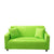 Anyhouz 3 Seater Sofa Cover Plain Apple Green Style and Protection For Living Room Sofa Chair Elastic Stretchable Slipcover