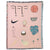 Anyhouz Pink Blanket Hawaiian Tapestry Leisure Blanket Home Decorative Sofa Cover Outdoor Picnic Camping Mat 160*220cm