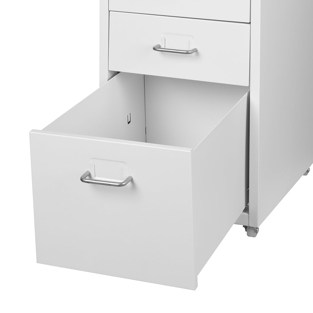 Levede 3 Drawer Office Drawers Cabinet White-1954802724554018821