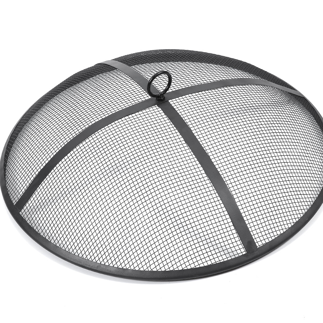 22" Outdoor Fire Pit BBQ Grill Fireplace Small-1954802506416656390