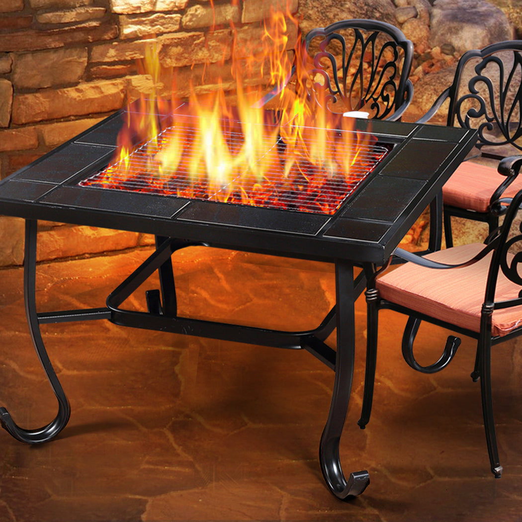30" 3in1 Garden Steel Fire Pit Brazier-1910112943043907591
