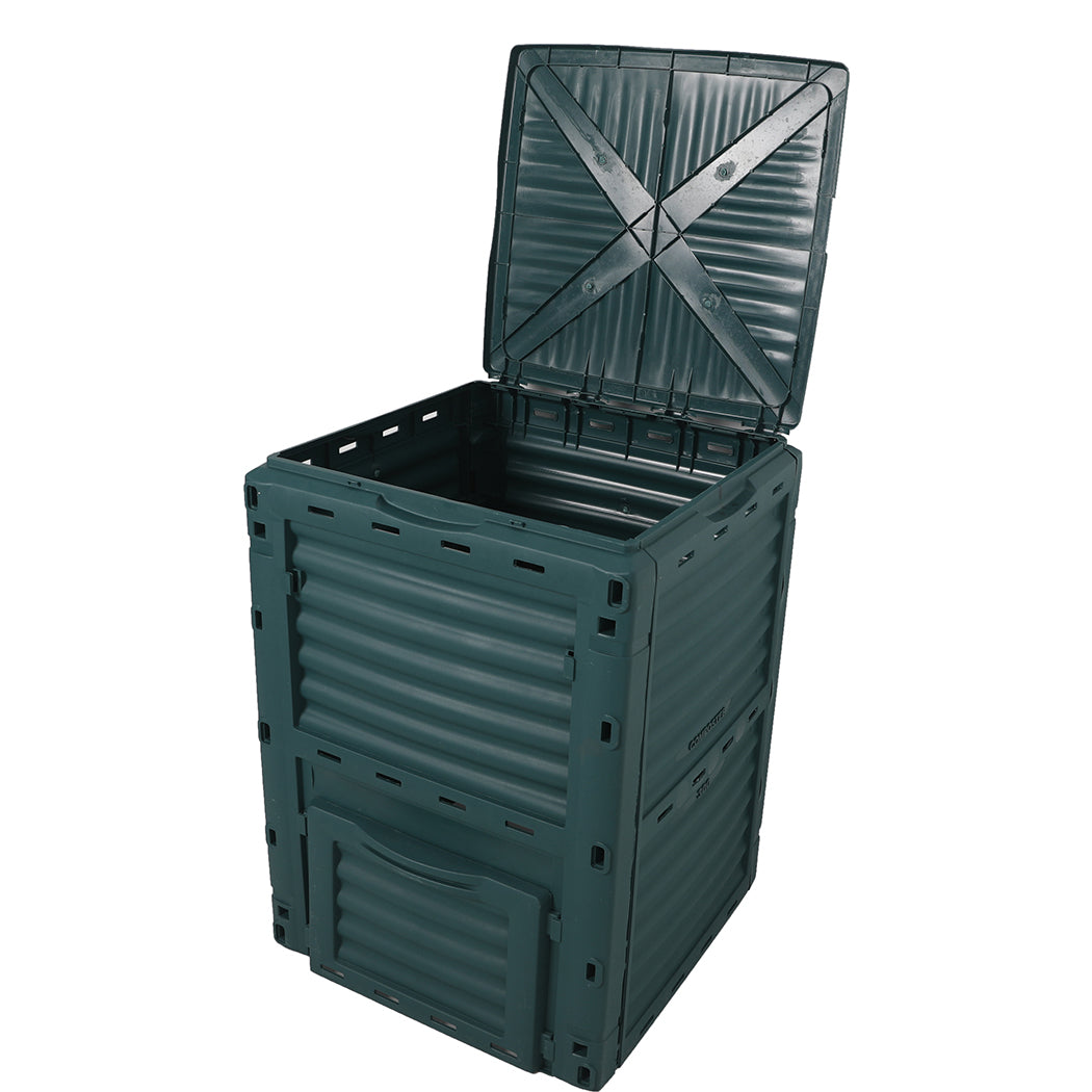 Lambu 290L Compost Bin Food Waste Recycling Green-1919892937978810371