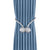 Anyhouz Curtains 500cm Blue Premium Plain Design Window Drape Curtains for Beedroom Living Room