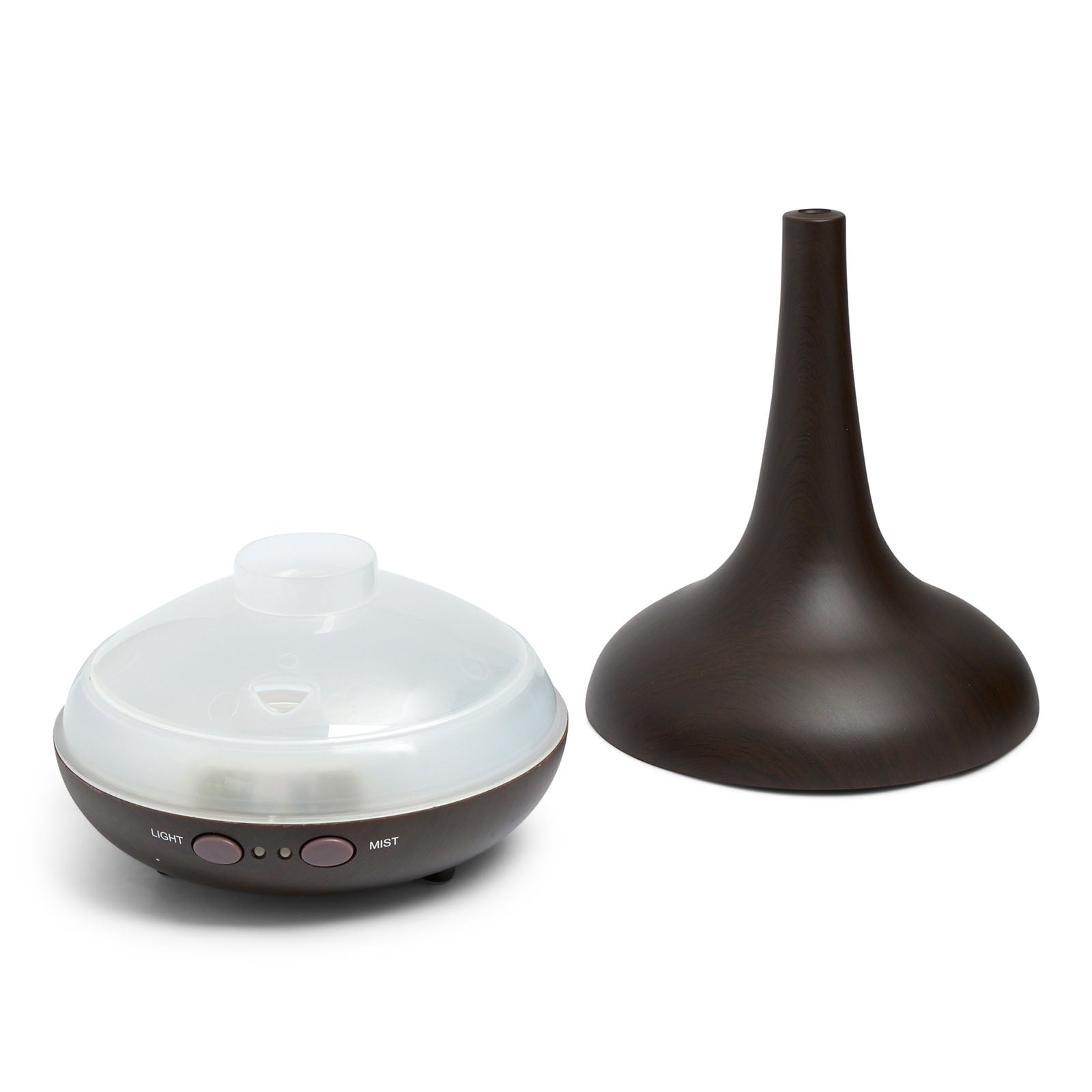 Milano Decor Ultrasonic Aroma Diffuser - Dark Wood Grain Color-1951134805135593473