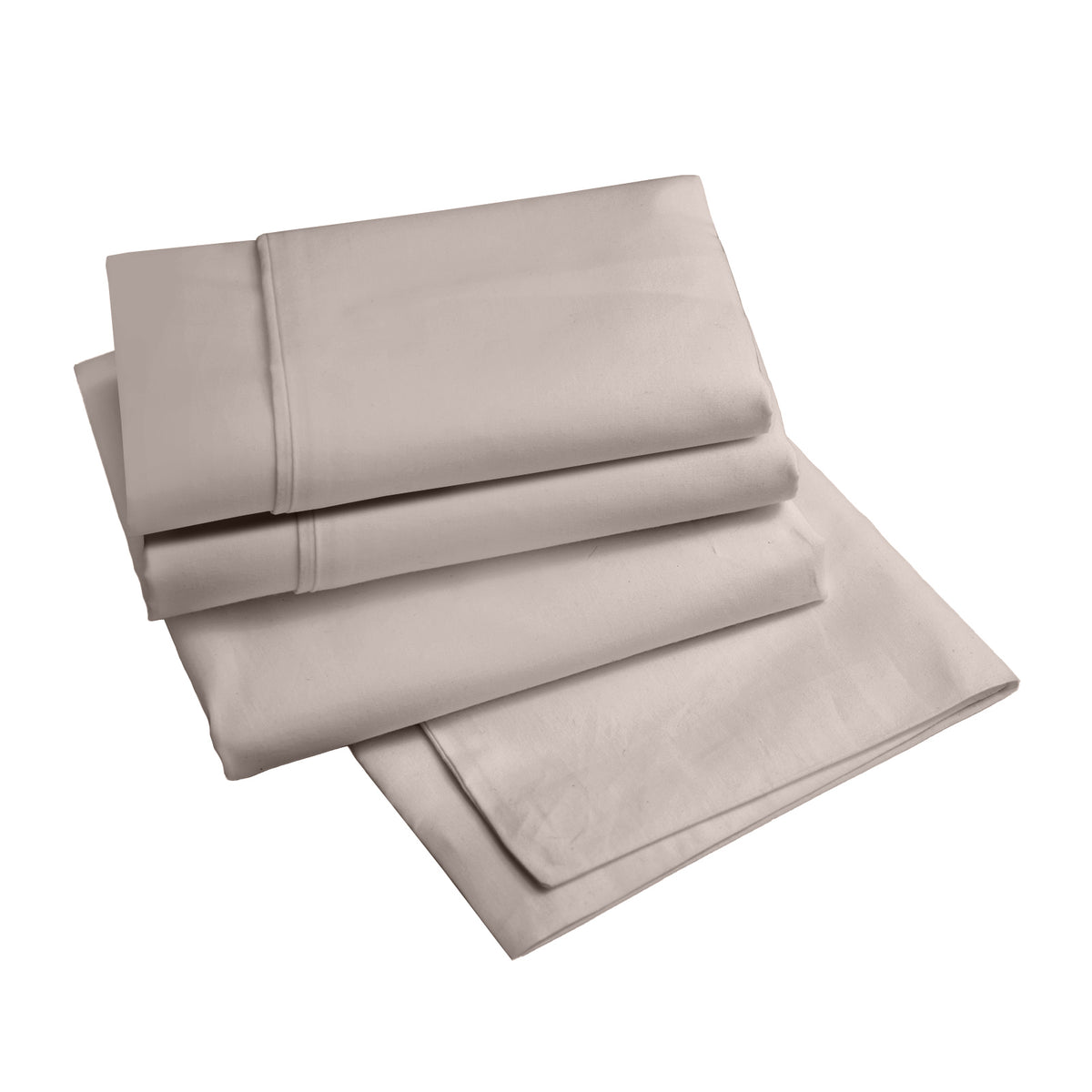 Renee Taylor 1500 Thread Count Cotton Blend Sheet Set - King - Stone-1951134872475144196
