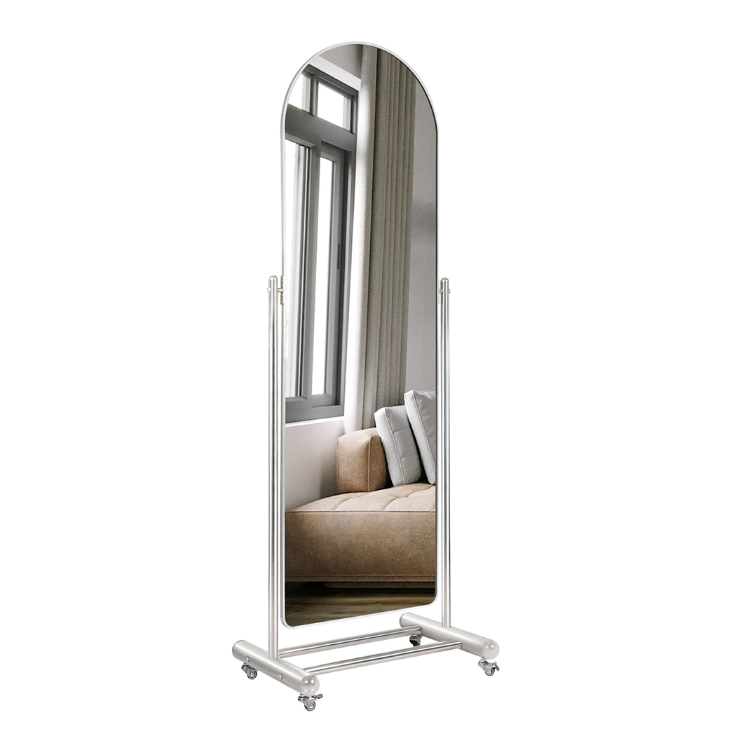 Yezi 165CM Movable Arch Full Length Mirror-1954802411772186632