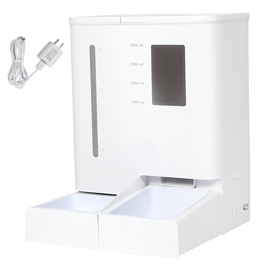 Pawz 2-in-1 Automatic Pet Cat Dog Feeder Water Set-1954802479015268360