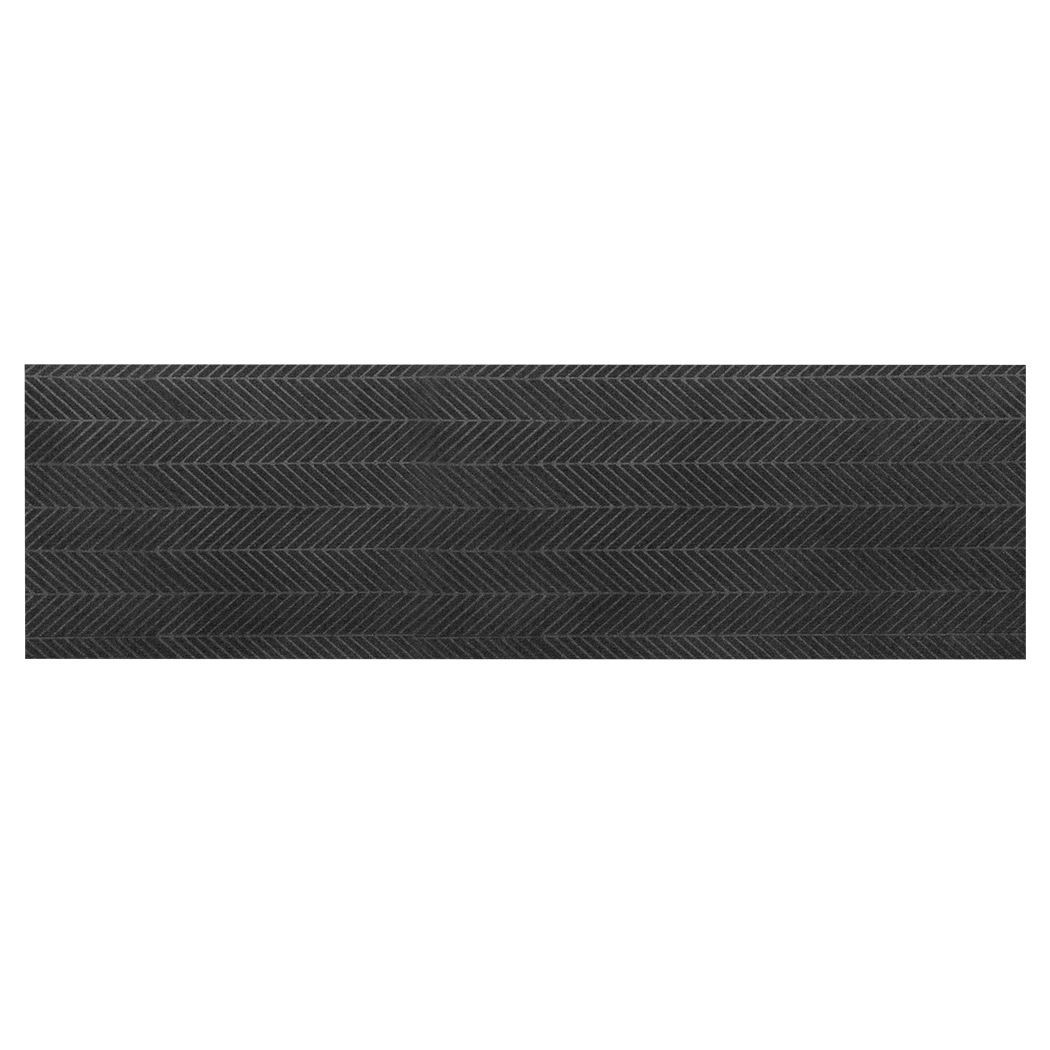 Marlow Extra Large Floor Rug Non Slip 90cm x 305cm Grey-1954802462921723912