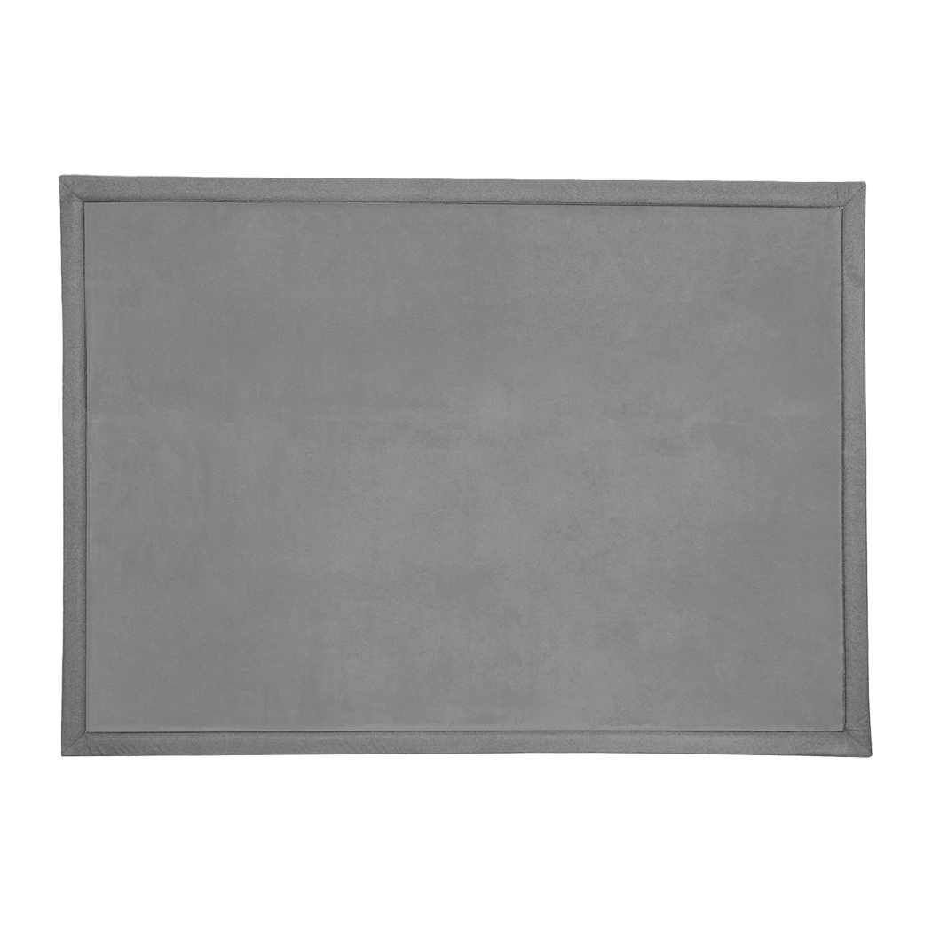 Marlow Coral Velvet Area Rugs Large Mat 150x200cm Grey-1954802461982199816