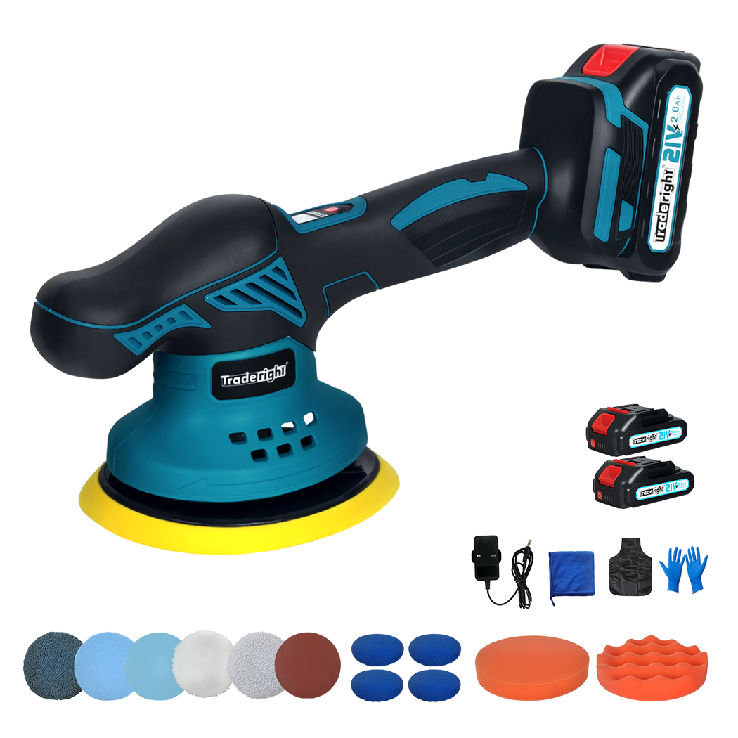 Traderight 21V Cordless Car Polisher Buffer Machine-1973194188480712712