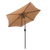 Centra 2.7M LED Outdoor Umbrella Base Stand Khaki-1910112247133376520
