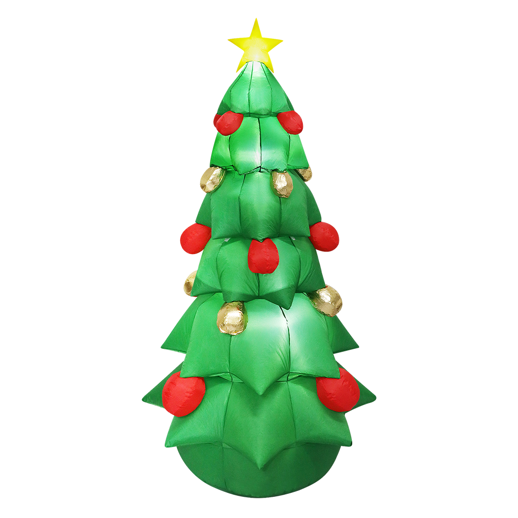 Santaco 2.5M Inflatable Christmas with Led Lights-1973194173226029064