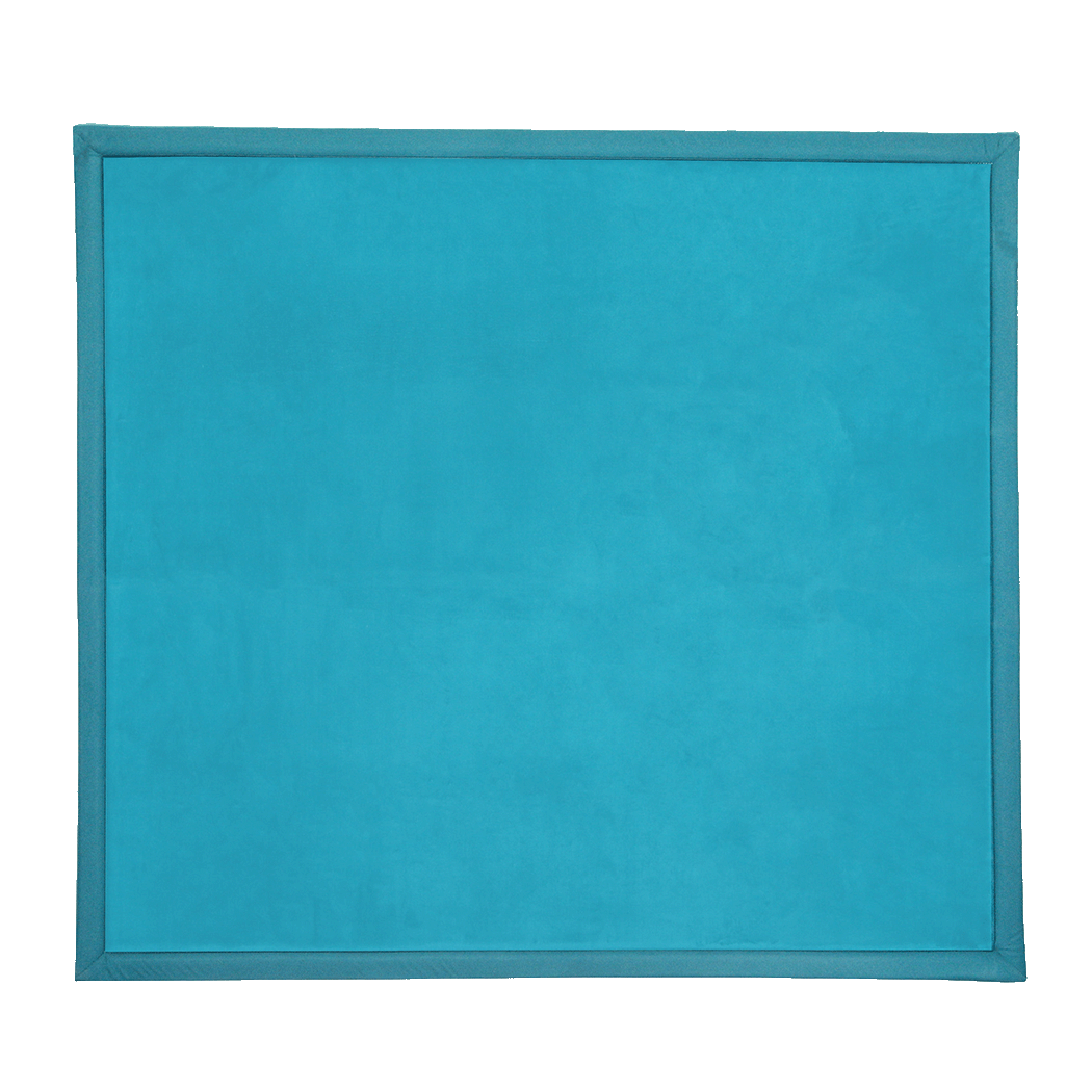 Marlow Coral Velvet Area Rugs Large Mat 180x200cm Blue-1954802462170943496