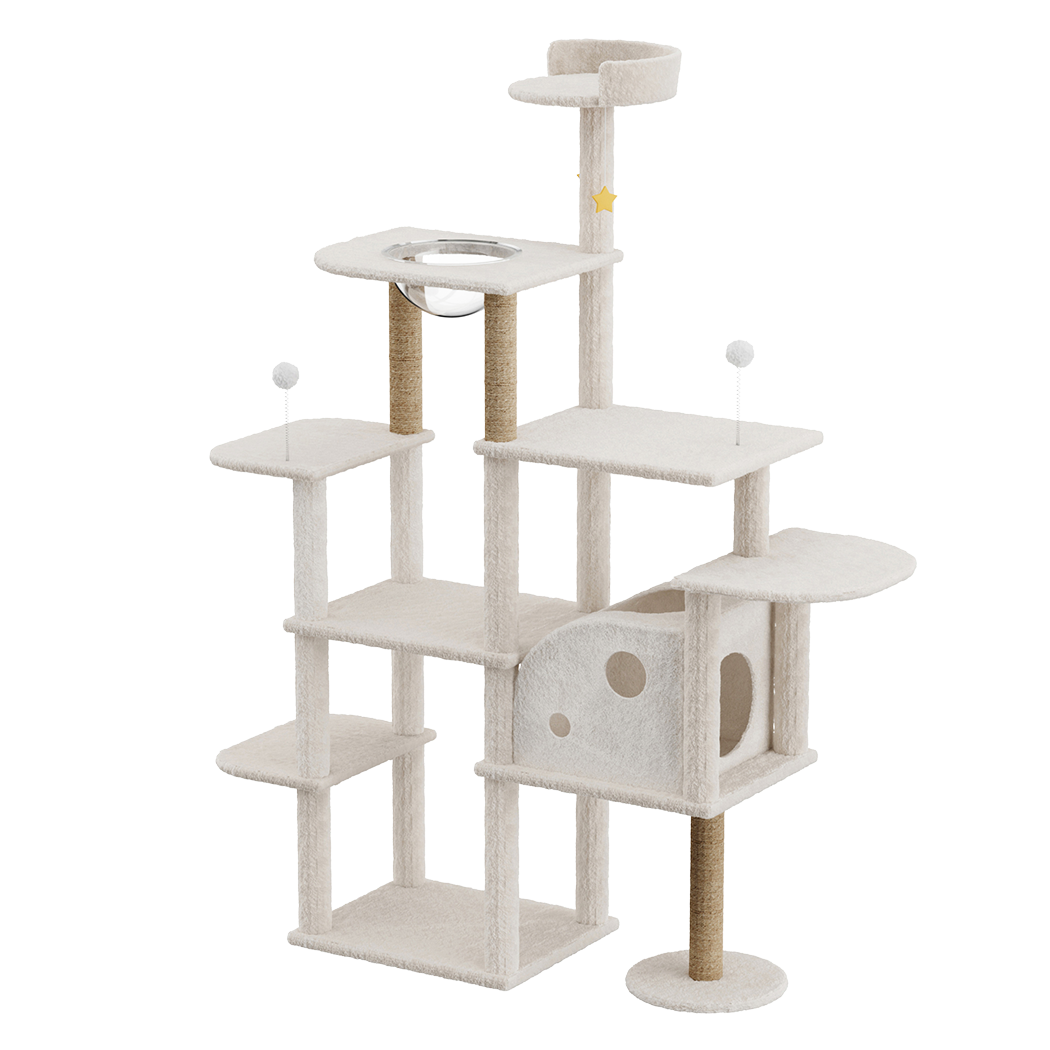 Pawz Cat Tree Tower Large Scratcher Condo House 172cm-1910149783339798536