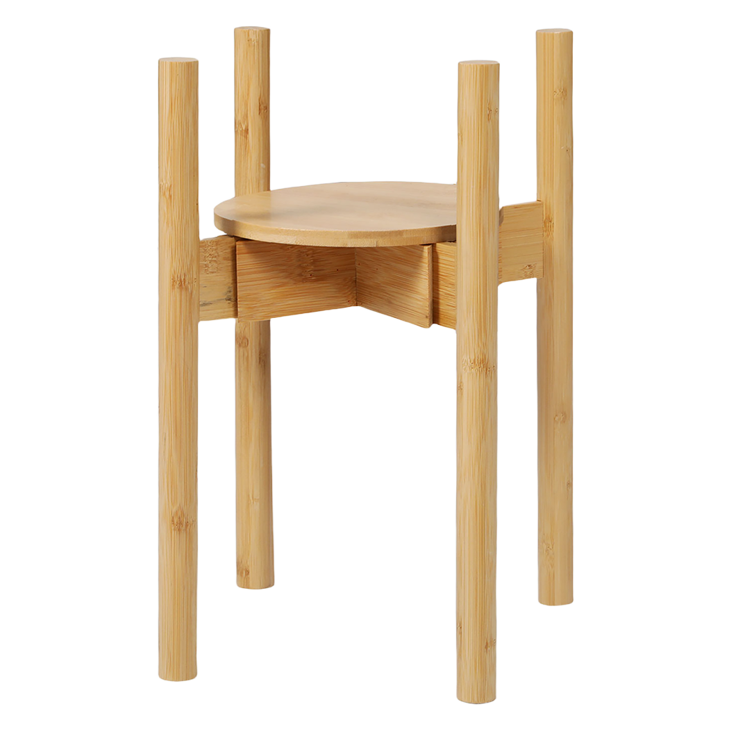 Levede Bamboo Adjustable Plant Stand Indoor Outdoor-1973193606709776392