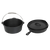 Toque 3PCS Cast Iron Frying Pan and Cast Iron Pot Set-1973194189634146312
