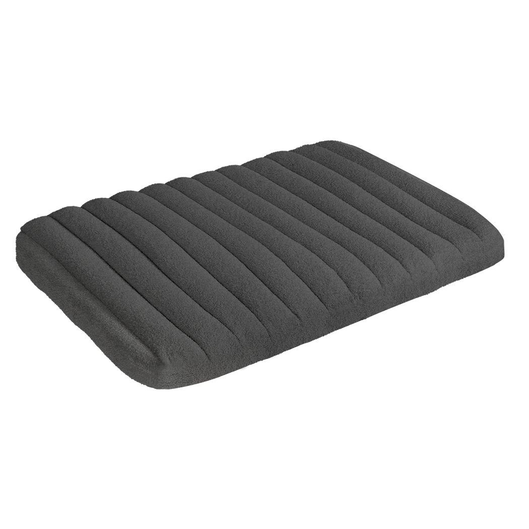 Pawz XL Size Orthopedic Dog Bed with Sherpa Plush Removable Cover in Grey-1954802482848862216