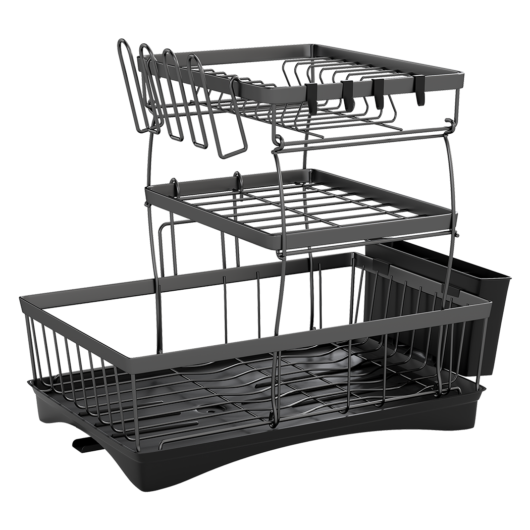 Toque Dish Drying Rack Plate Drainer Cup Holder-1973193546307604488