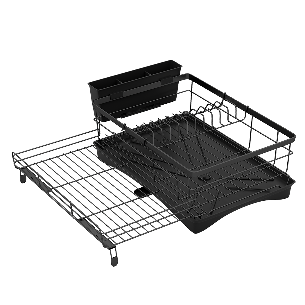 Toque Expandable Drain Drying Rack Dish Bowl Holder-1973193546504736776