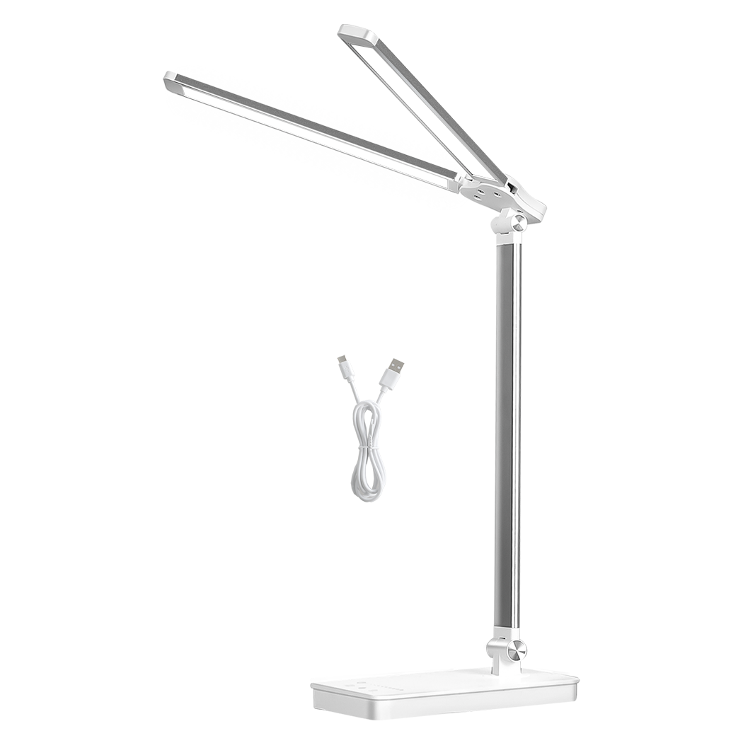 Emitto Double Head Desk Lamp LED Light Eye Caring USB-1954802474523168776