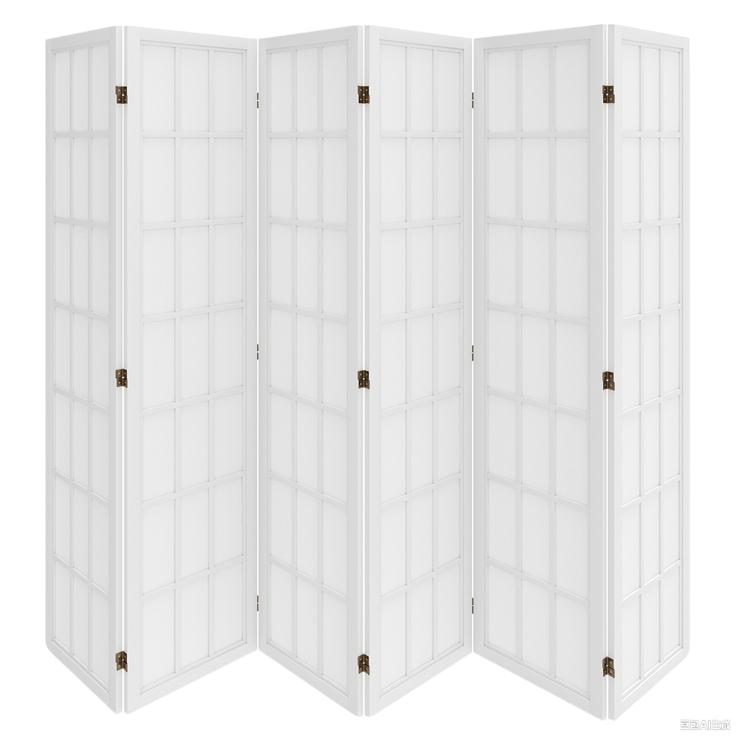 Levede 6 Panel Room Divider 170cm Freestanding Screen-1973193605967384584