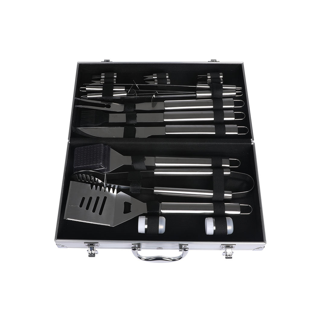 Moyasu 18Pcs BBQ Tool Set Stainless-1910113184828755972