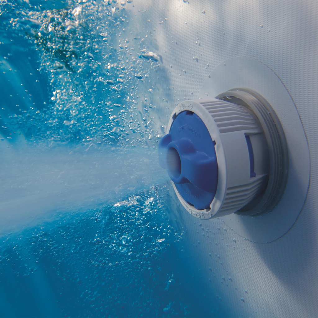 Power Steel Swimming Pool Set Oval 488x305x107 cm