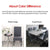 Anyhouz Chair Cover Coffee with Anti-Dirt and Waterproof Elastic Material for Dining Room Kitchen Wedding Hotel Banquet Restaurant