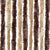 Insect Curtain Beige and Light Brown 90x220 cm Chenille