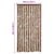 Insect Curtain Beige and Light Brown 100x220 cm Chenille