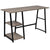 Desk with 2 Shelves Grey and Oak