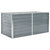 Raised Garden Bed 160x80x77 cm Galvanised Steel Grey