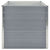 Raised Garden Bed 160x80x77 cm Galvanised Steel Grey