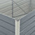 Raised Garden Bed 160x80x77 cm Galvanised Steel Grey