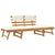 Garden Bench with Cushions 2-in-1 190 cm Solid Acacia Wood