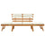 Garden Bench with Cushions 2-in-1 190 cm Solid Acacia Wood